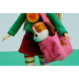 Biscuit the Beagle Dog Lottie doll accessory set detail. Boy Doll