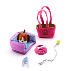 Biscuit the Beagle Dog Lottie doll accessory set.