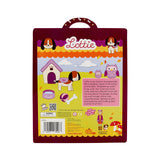 Back Biscuit the Beagle Dog Lottie doll accessory set box.